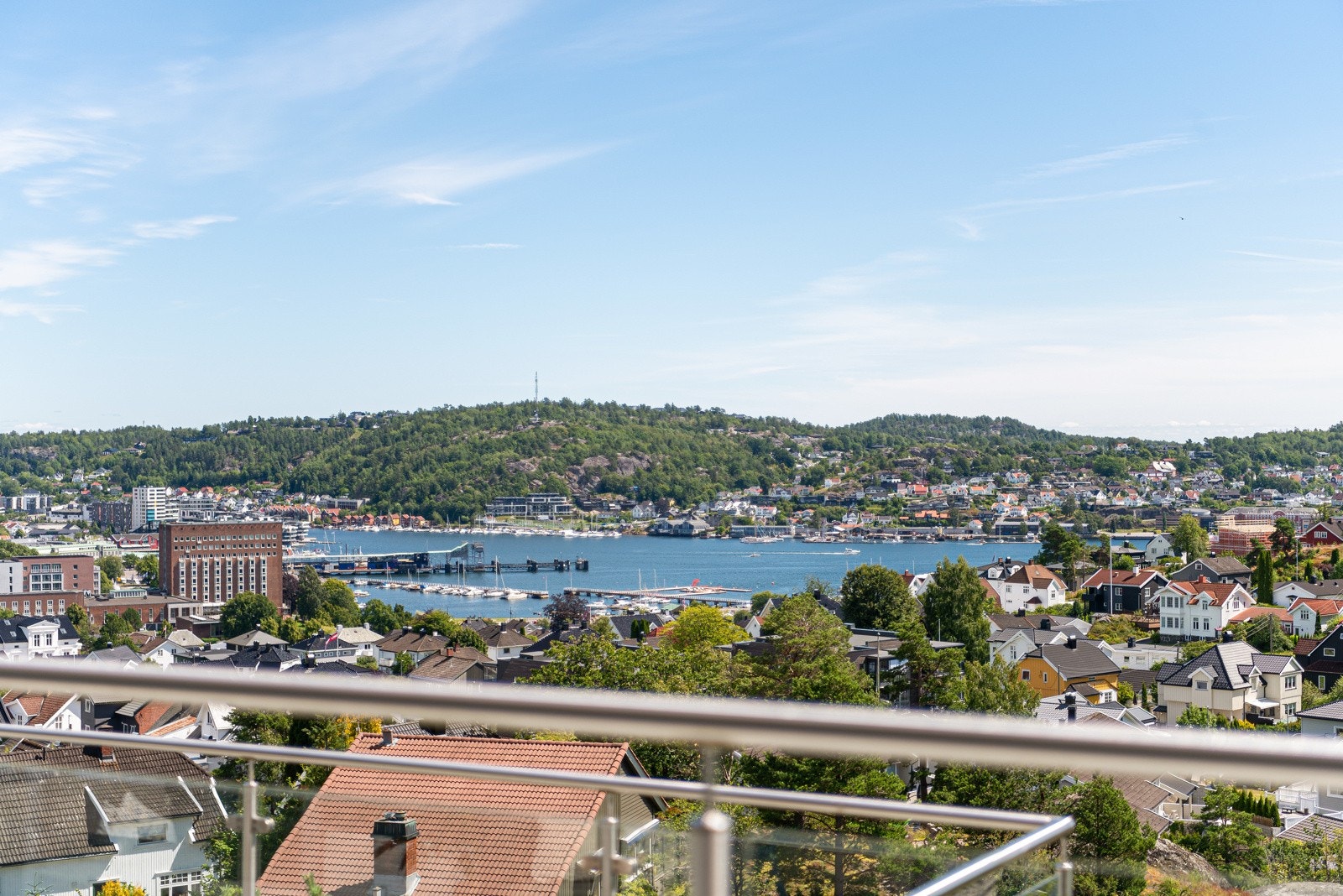 Utsikt mot Sandefjordsfjorden og ut mot havet Galleribilde