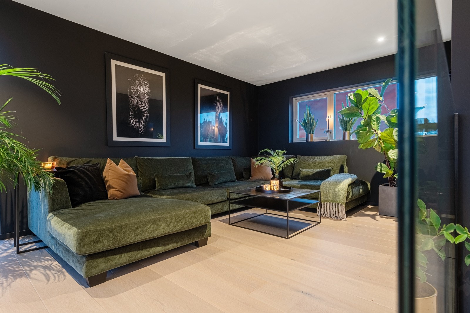 Avslappende farger og møbler Galleribilde