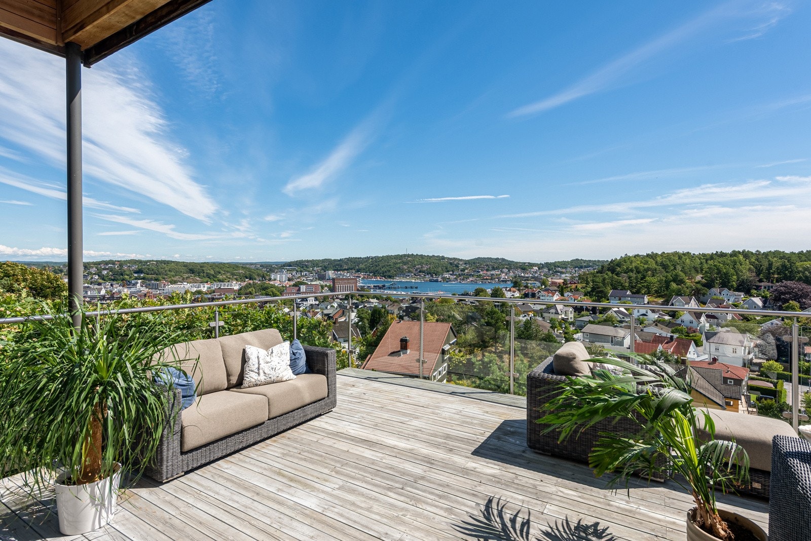 Førsteklasses sol- og utsiktsforhold Galleribilde