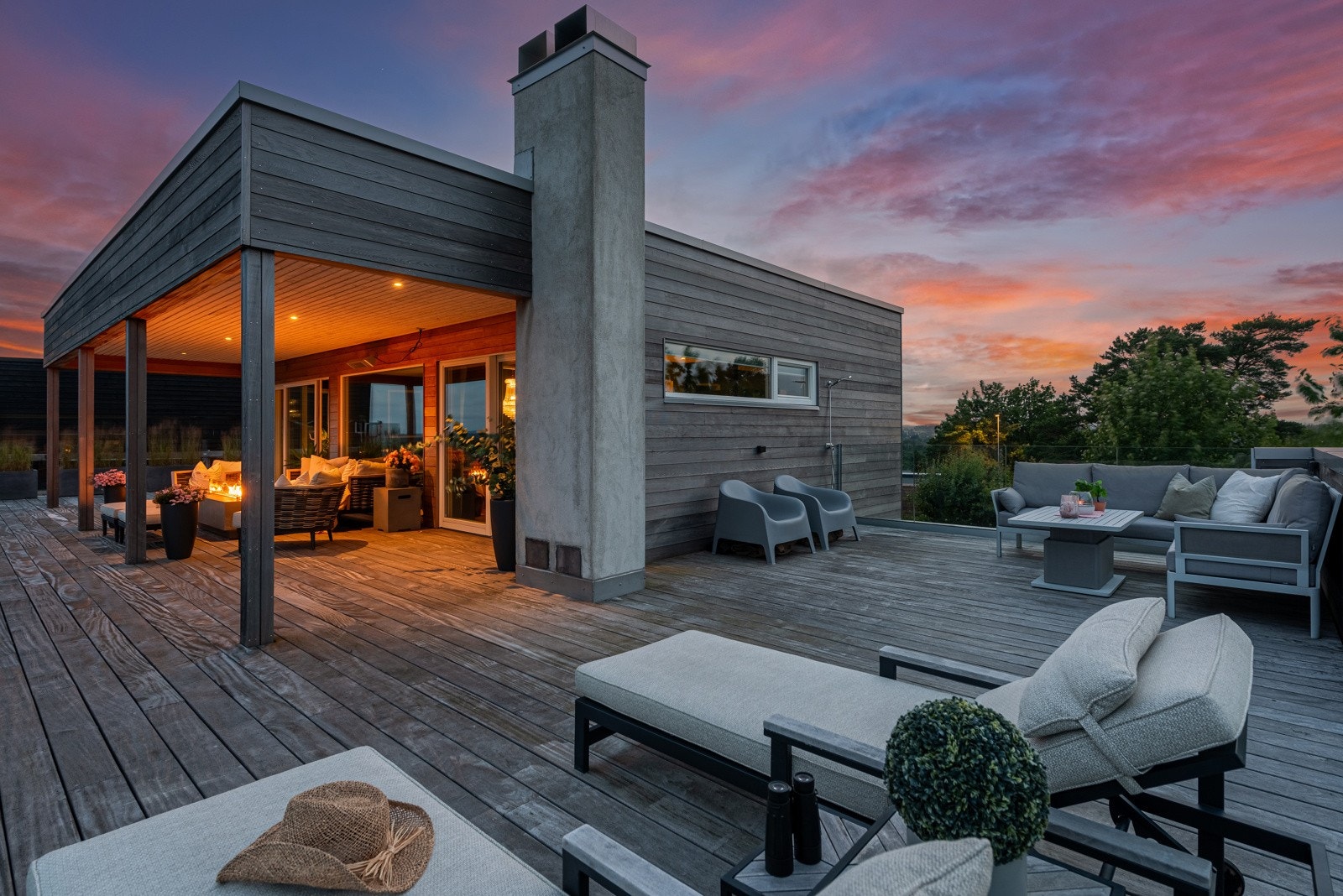 Kveldsstemning Galleribilde