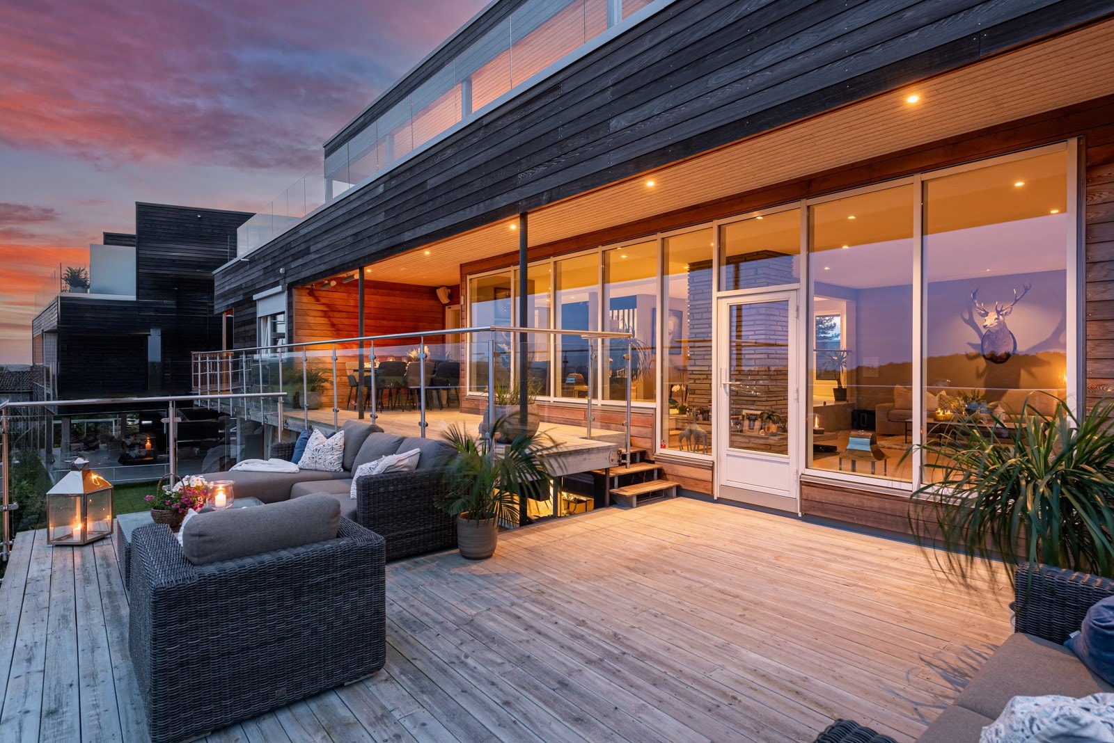 Terrasser for store selskaper.... Galleribilde