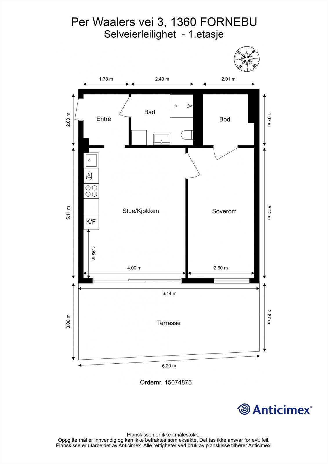 Plantegning Galleribilde