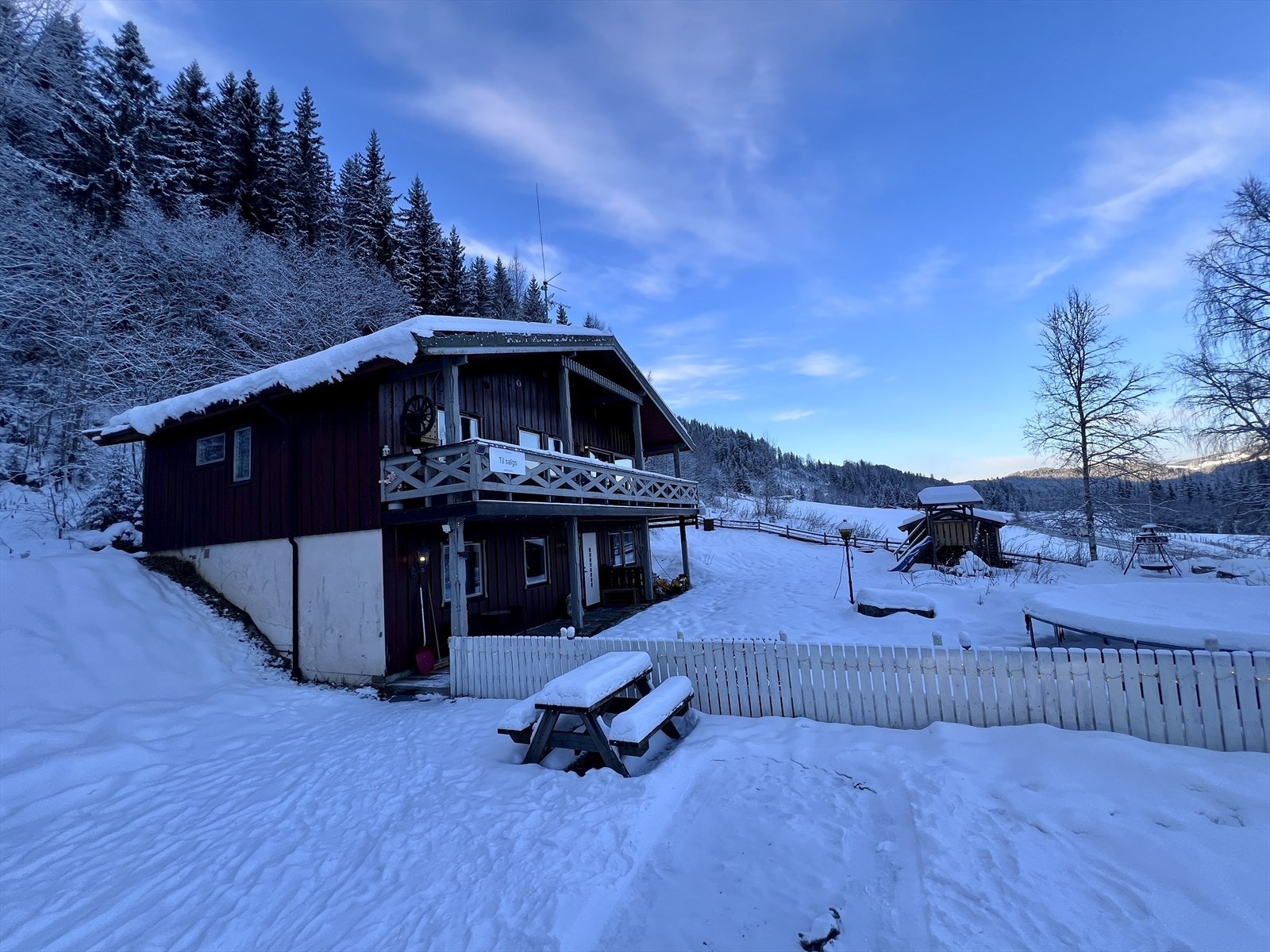 Vinterbilde tatt av eiendomsmegler 08.01.2026 Galleribilde