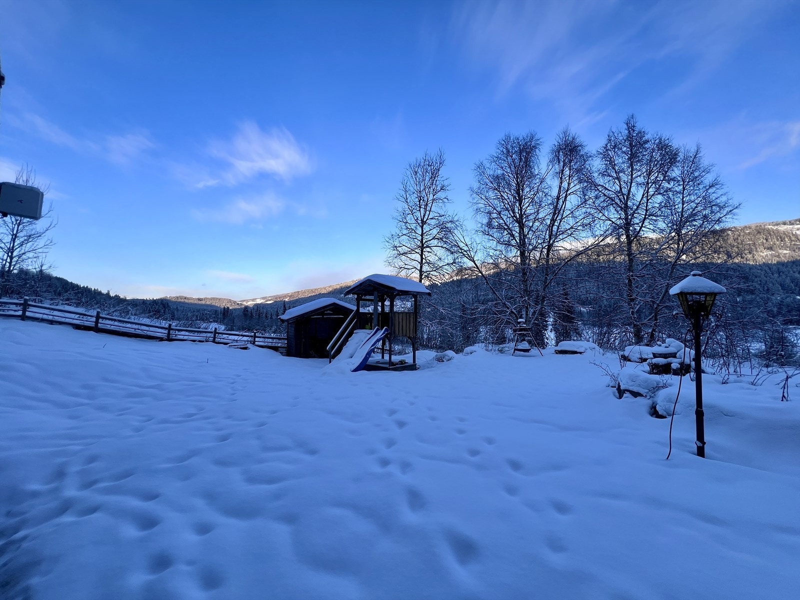 Vinterbilde tatt av eiendomsmegler 08.01.2026 Galleribilde