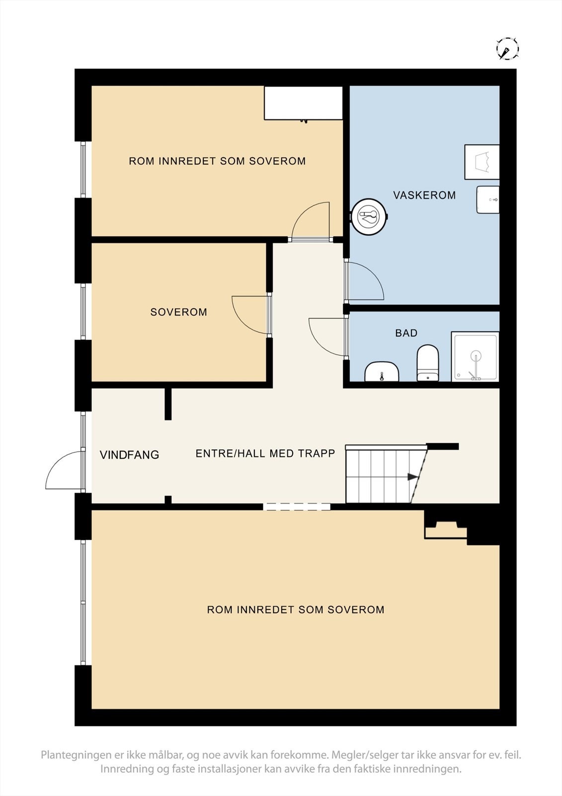 Plantegning - underetasje. Galleribilde