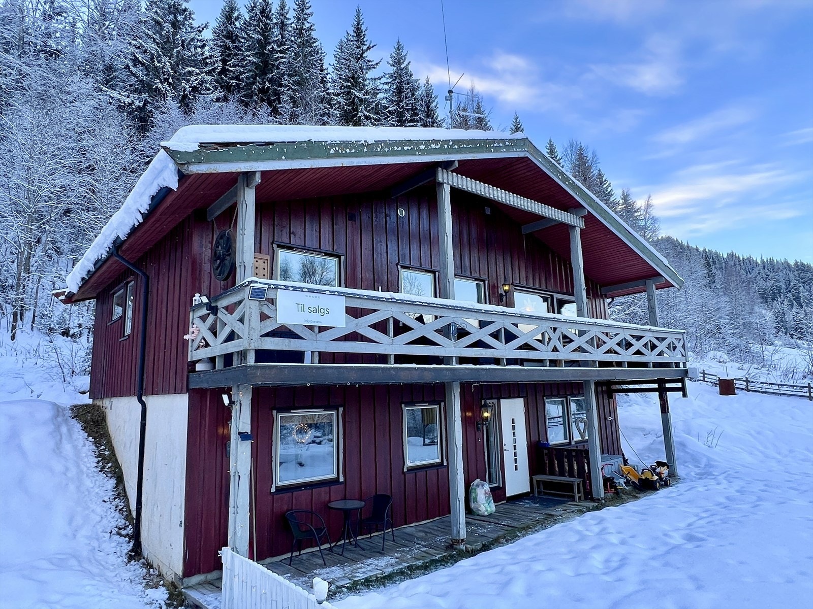 Vinterbilde tatt av eiendomsmegler 08.01.2026 Galleribilde