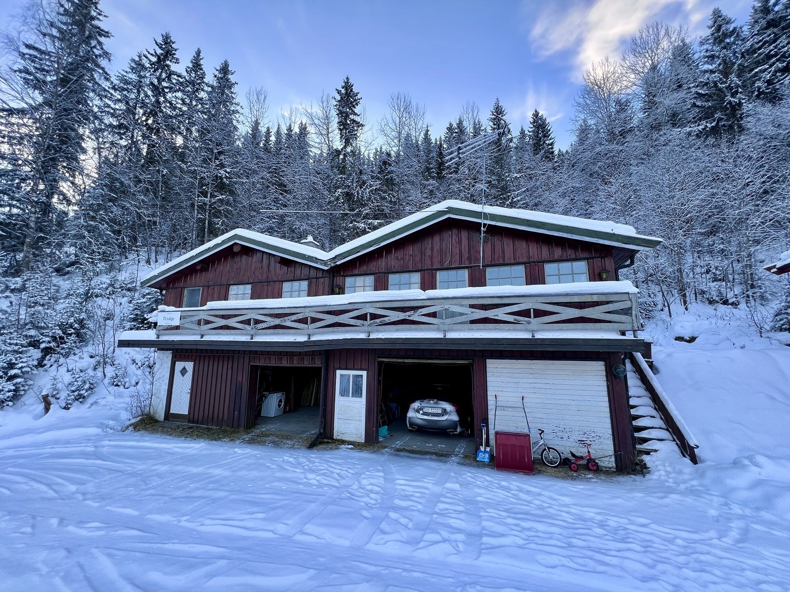 Vinterbilde tatt av eiendomsmegler 08.01.2026 Galleribilde