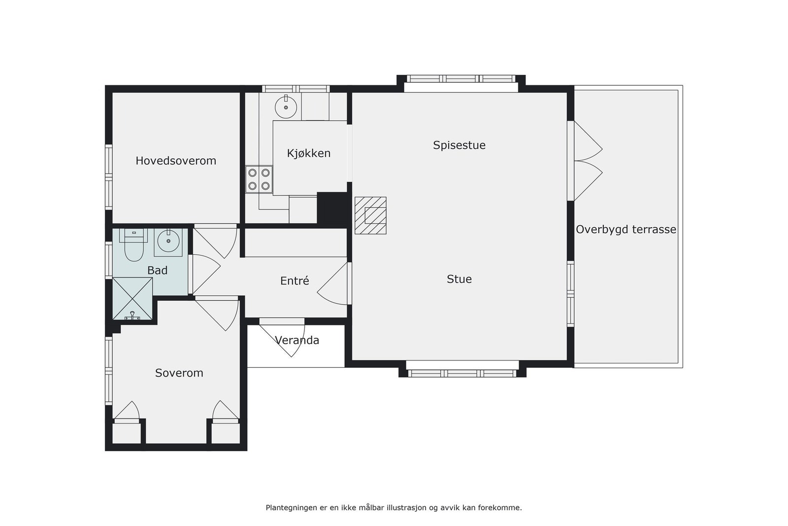 Plantegning Galleribilde