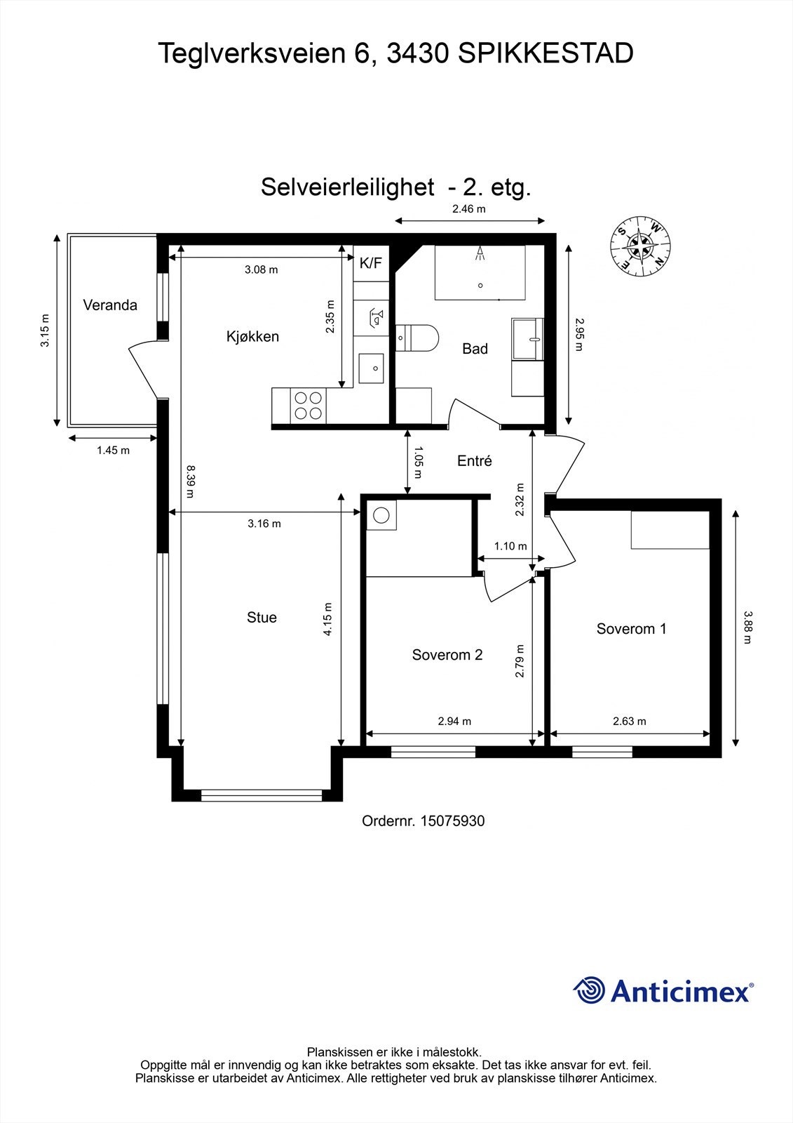 Plantegning Galleribilde