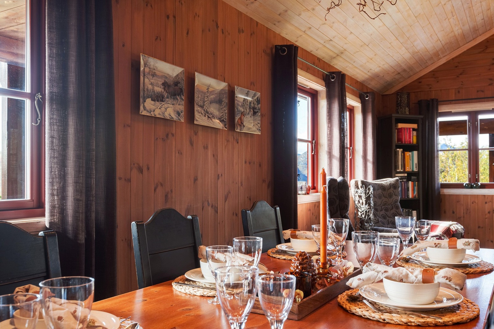 Her kan man samles til små og store lag. Galleribilde