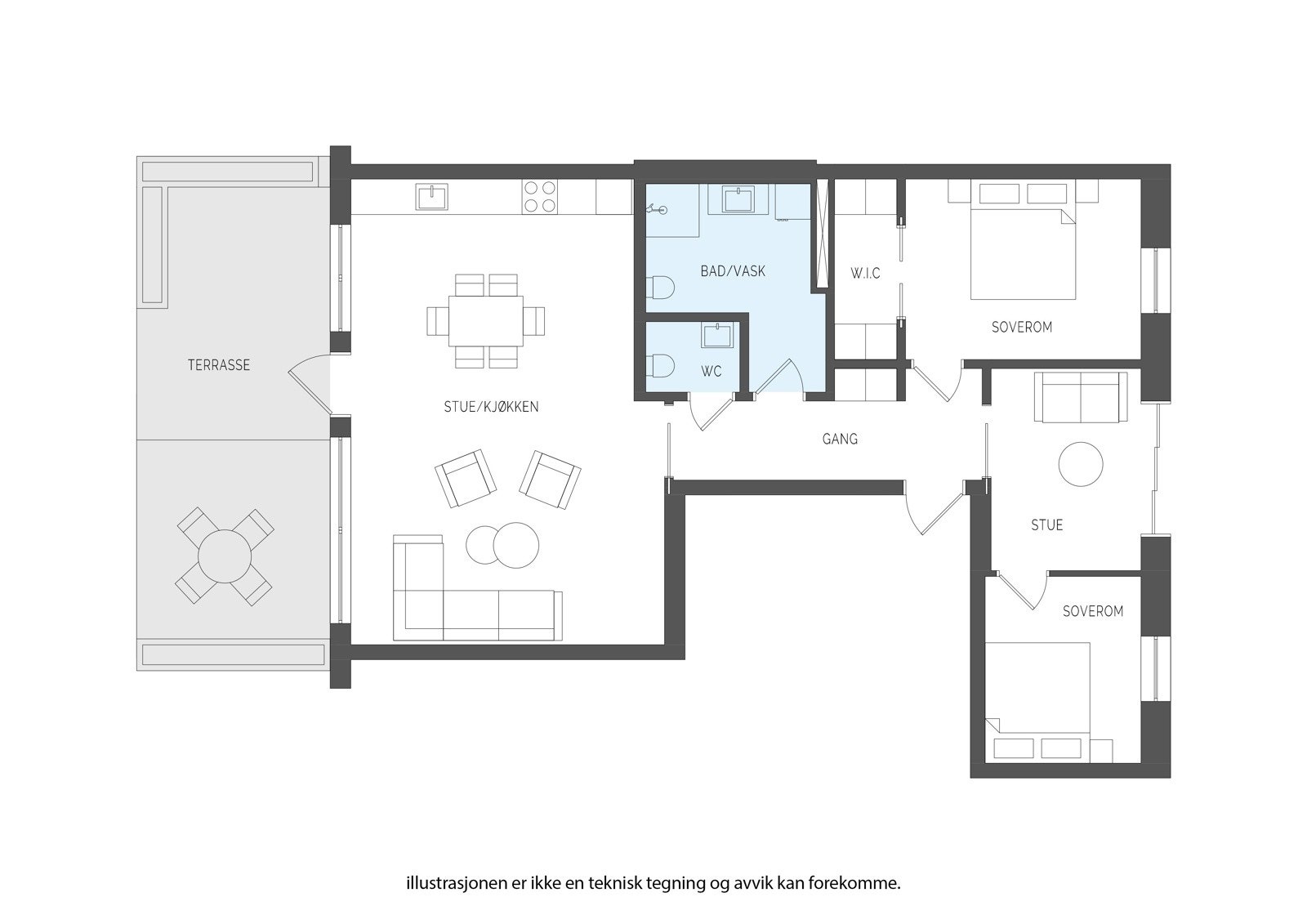 Plantegning Galleribilde
