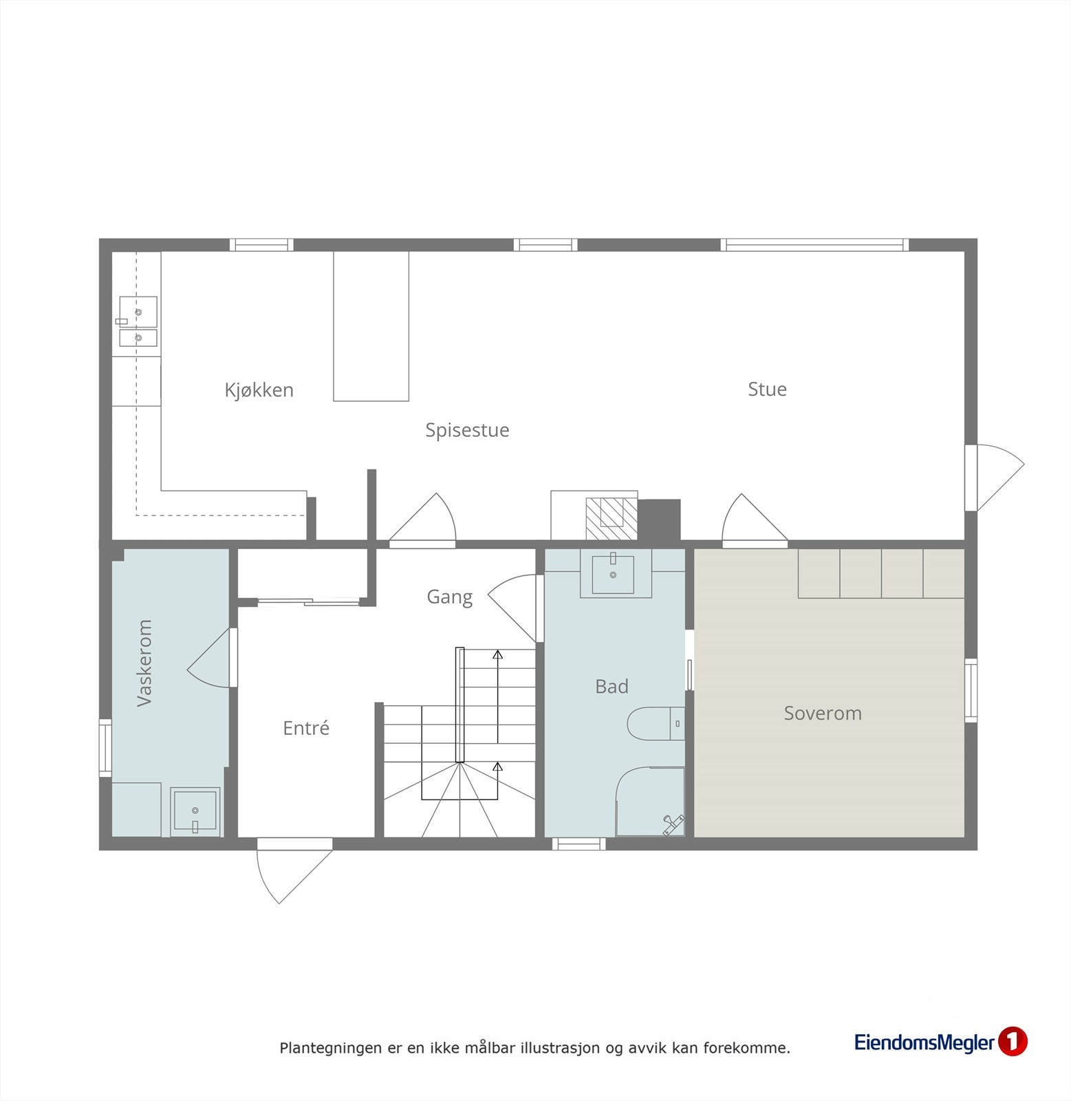 Planløysning hovedetasje Galleribilde