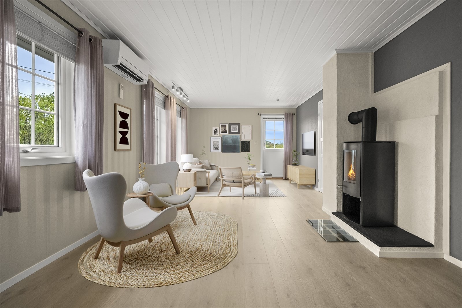 Ei kjempe fin stove som er lett å innrede etter ønske Galleribilde