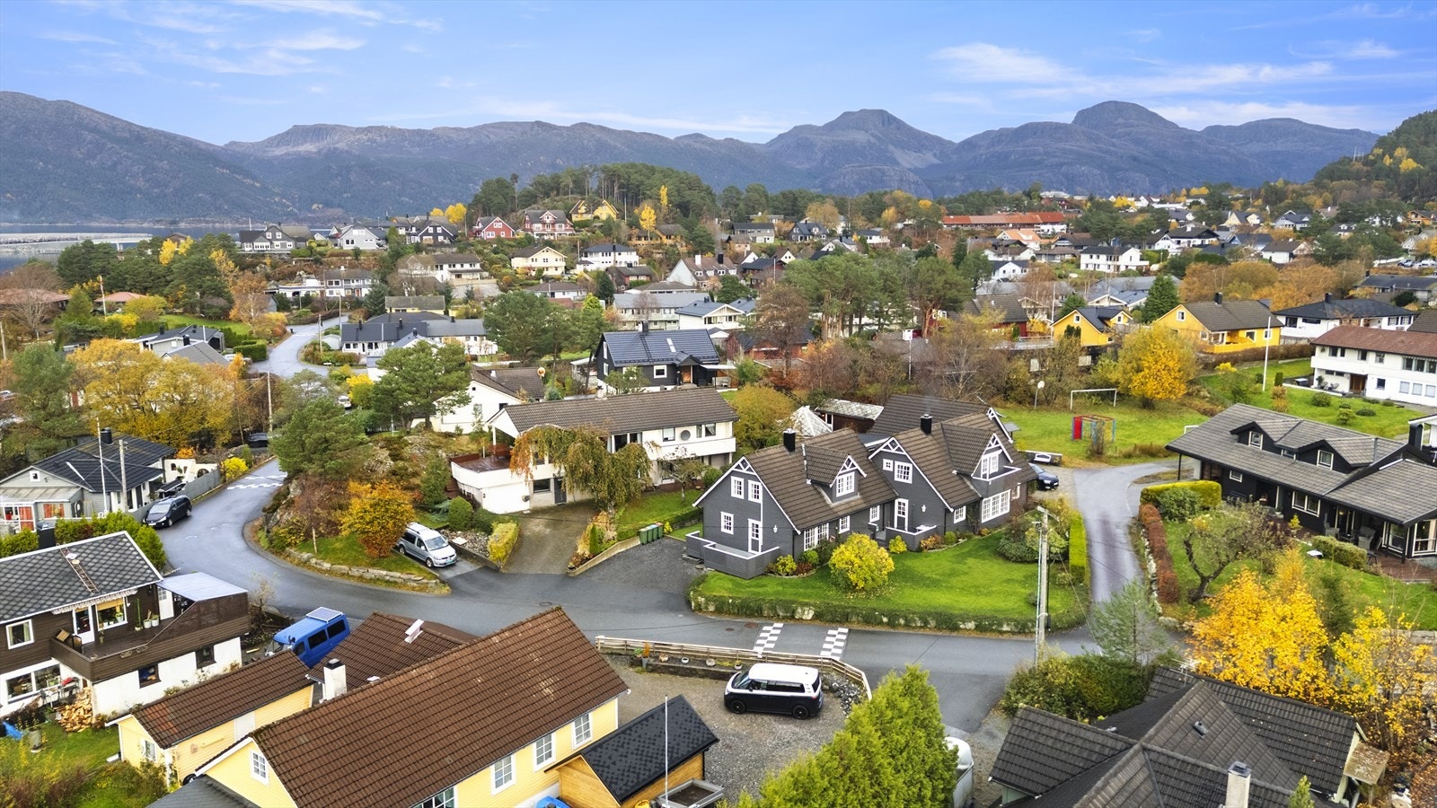Eit fint nabolag med kort avstand til sentrum og butikker Galleribilde