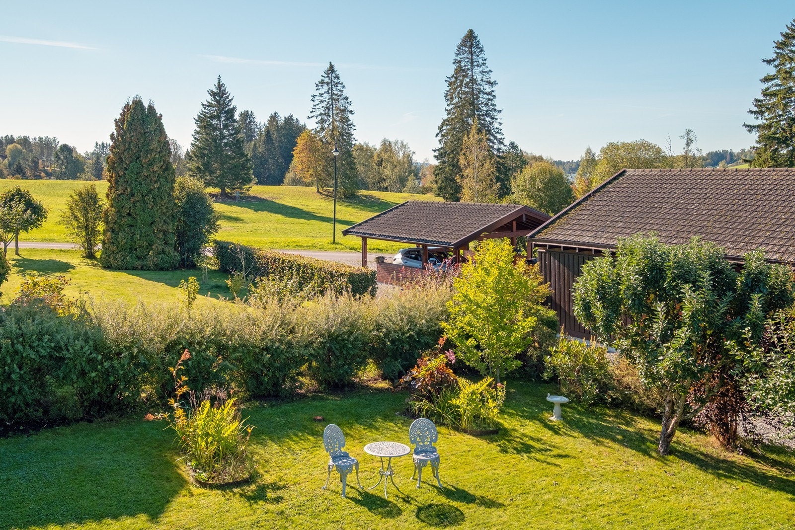 Kort vei ut til flotte turområder. Galleribilde