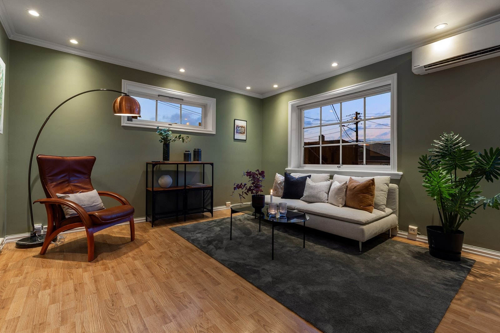 Flott detaljer med downlights i tak. Galleribilde