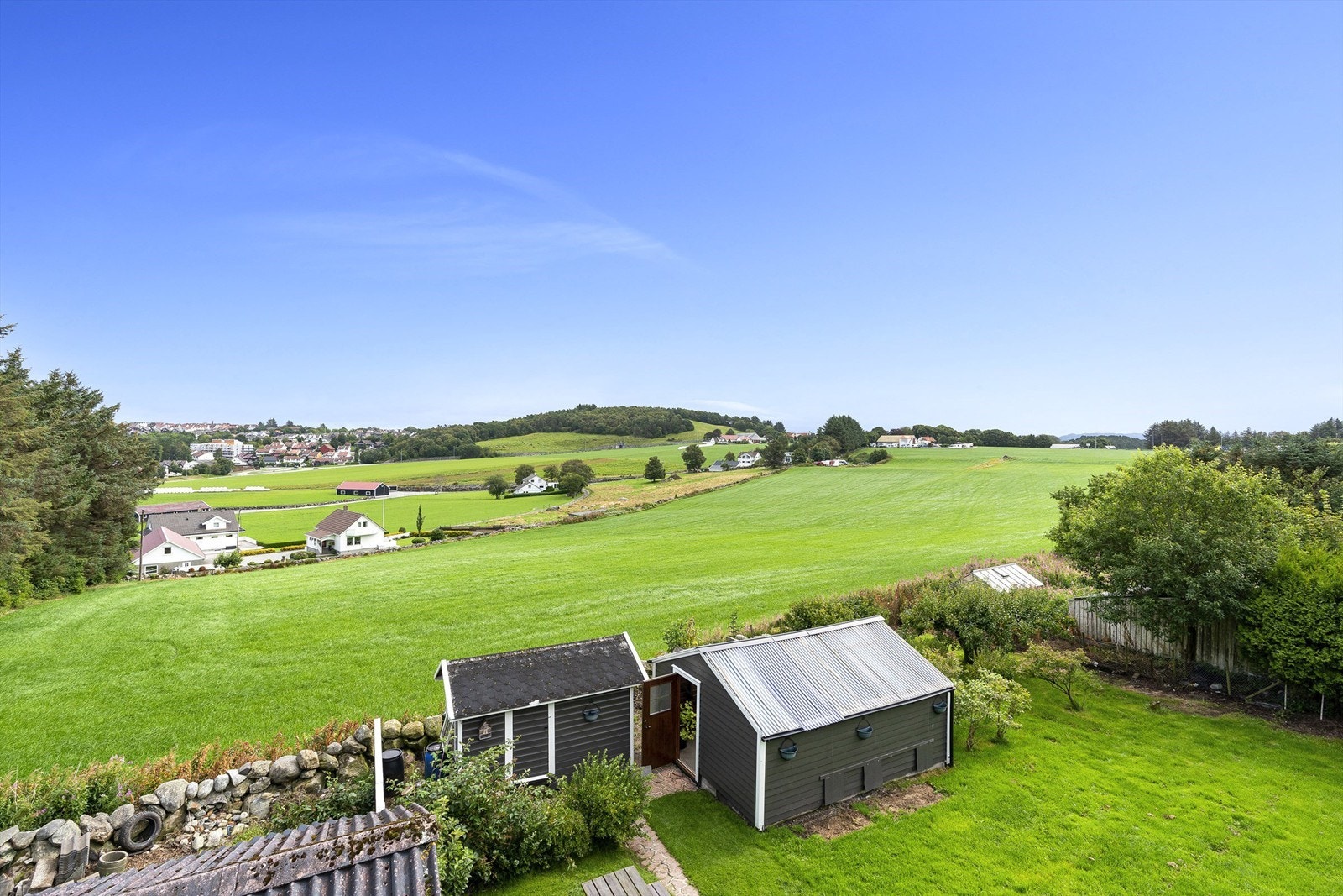 Utsikt fra balkong. Galleribilde