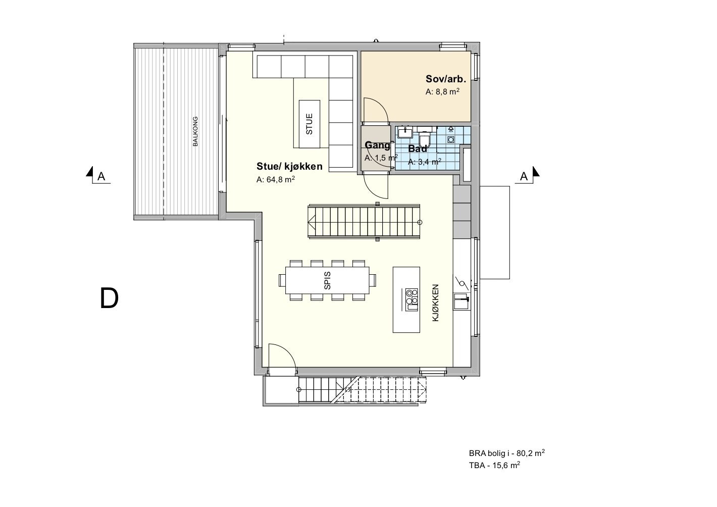 Oppholdsetasje Galleribilde