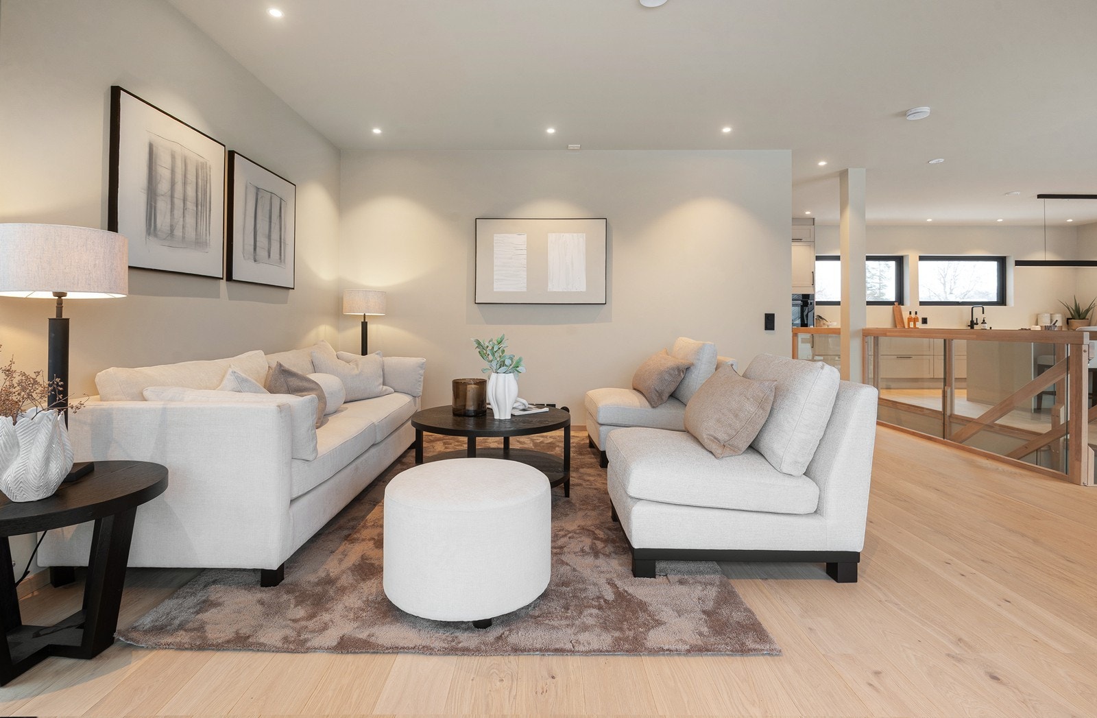 Salongdel i stue Galleribilde