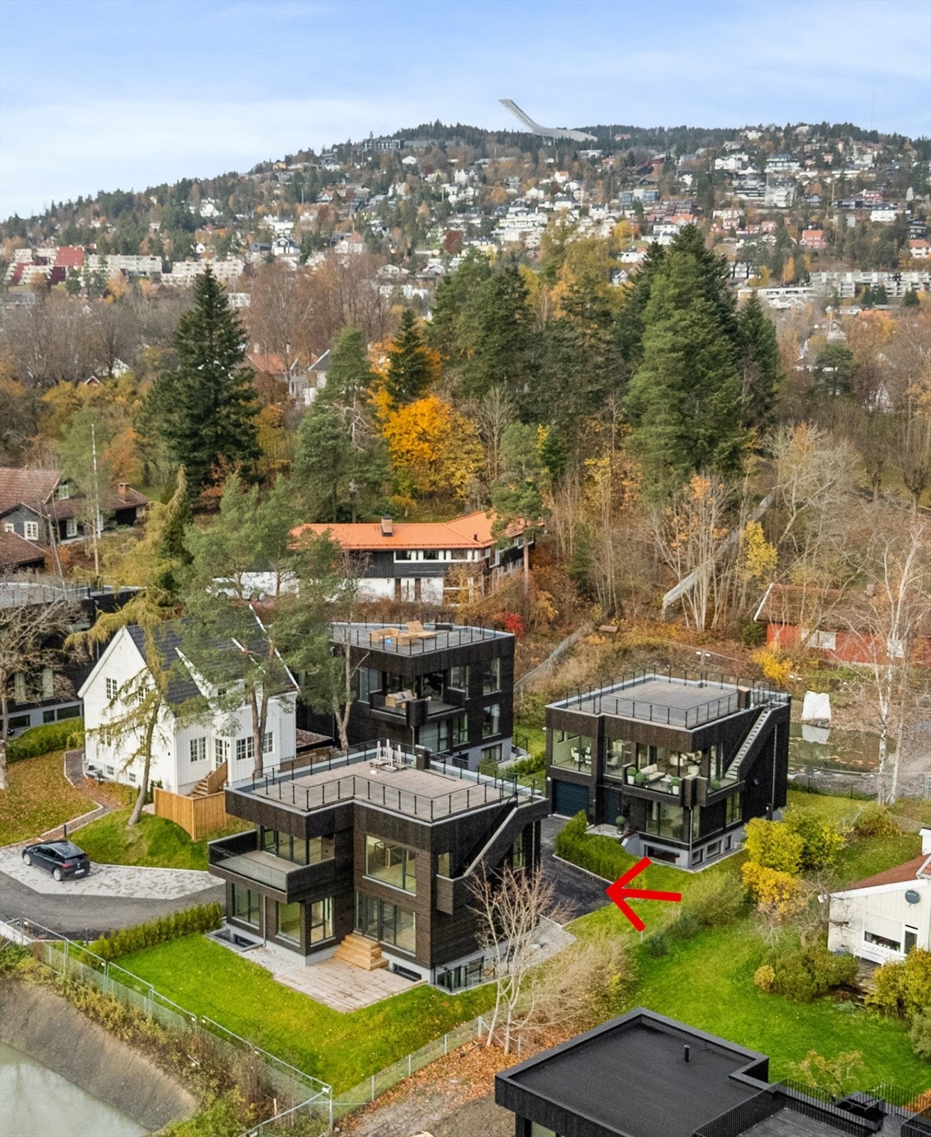 Mot Holmenkollen Galleribilde