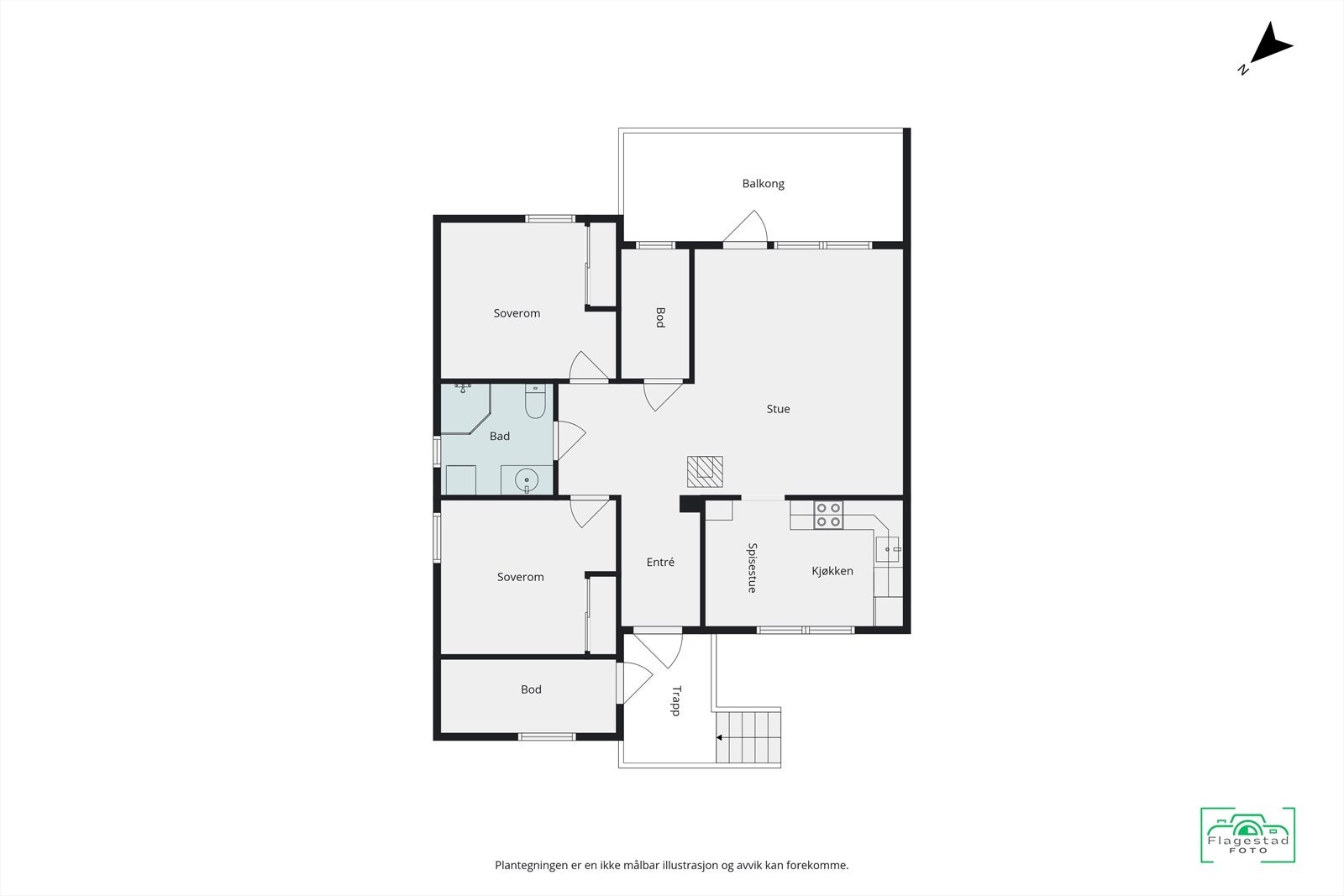 Plantegning Galleribilde