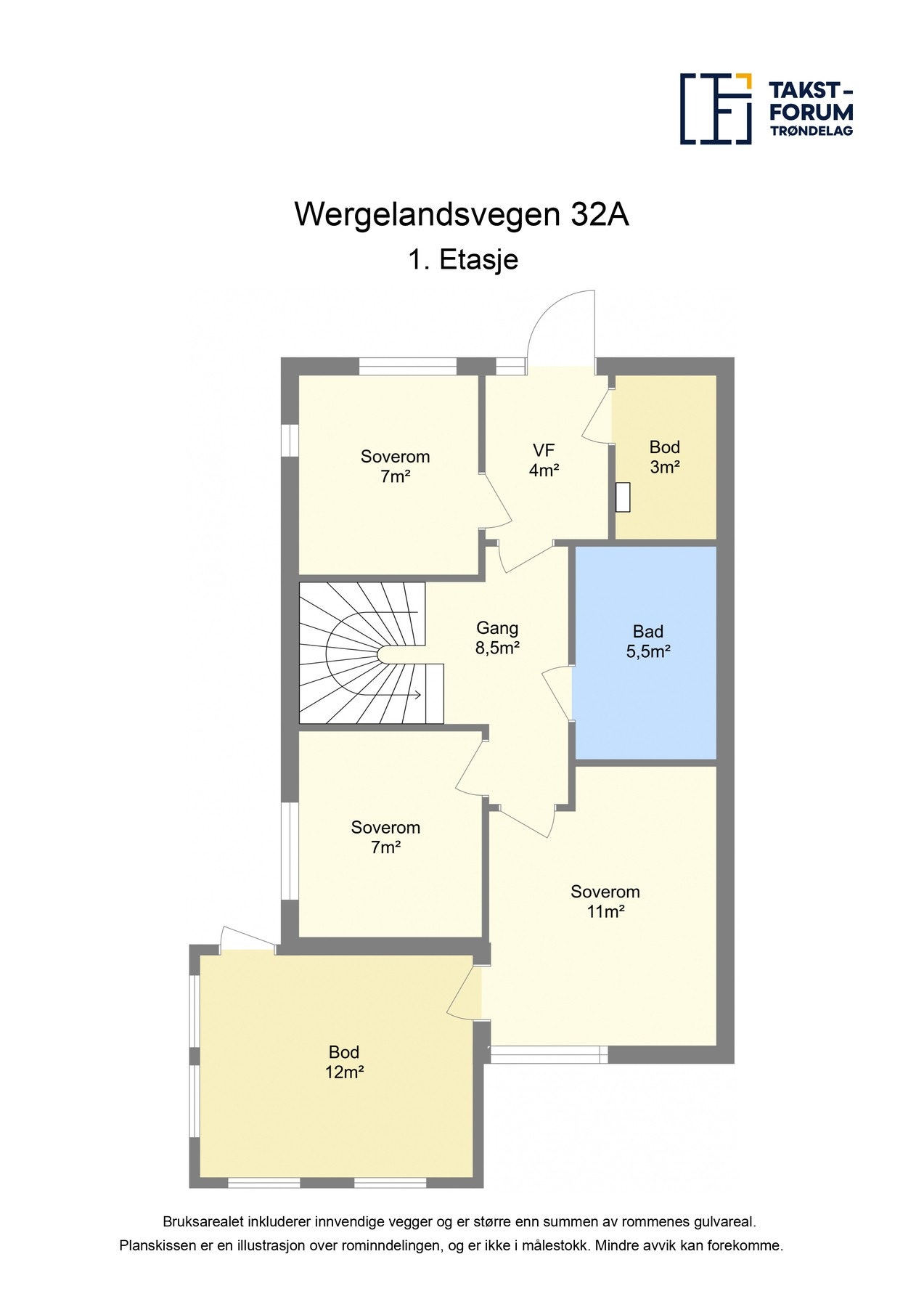 Plantegning 1.etasje. Galleribilde