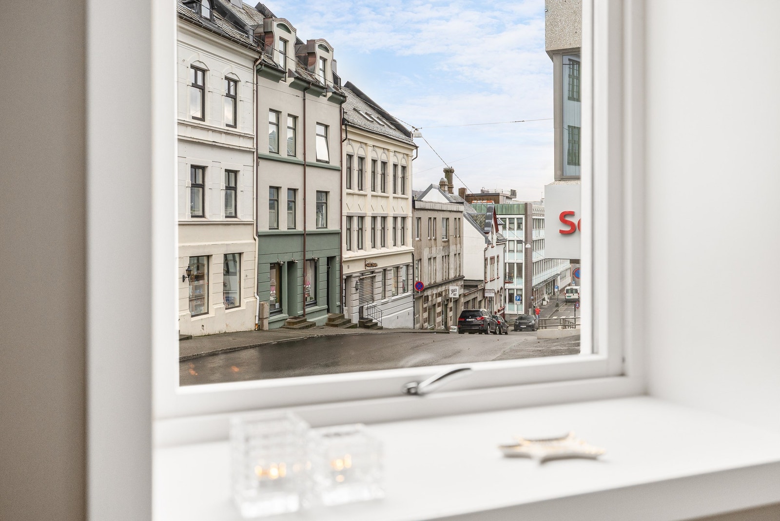 Utsikt fra stuevindu Galleribilde