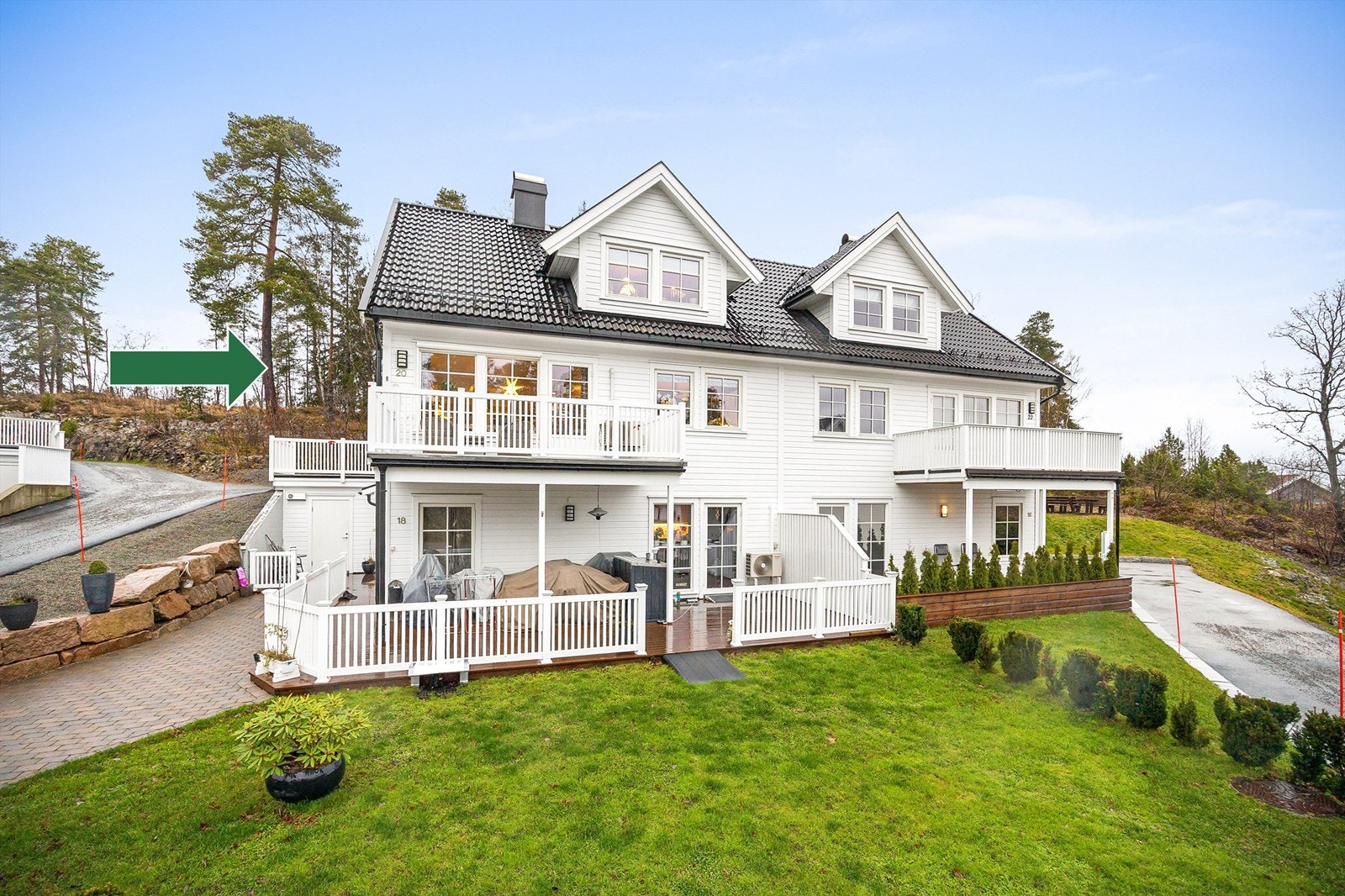 Bygningen ble malt i 2024 Galleribilde