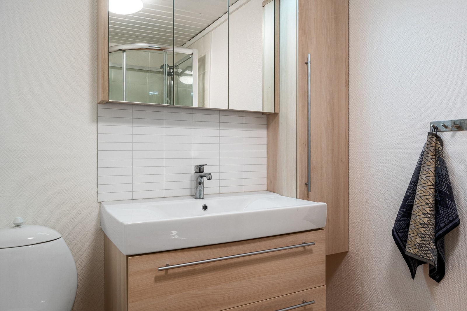 Baderomsinnredningen er fra 2018 Galleribilde