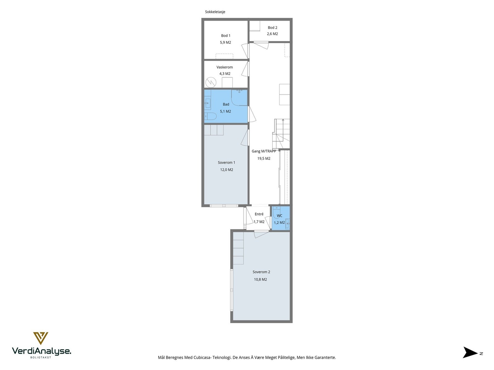 Planskisse Høgreina 260 Galleribilde