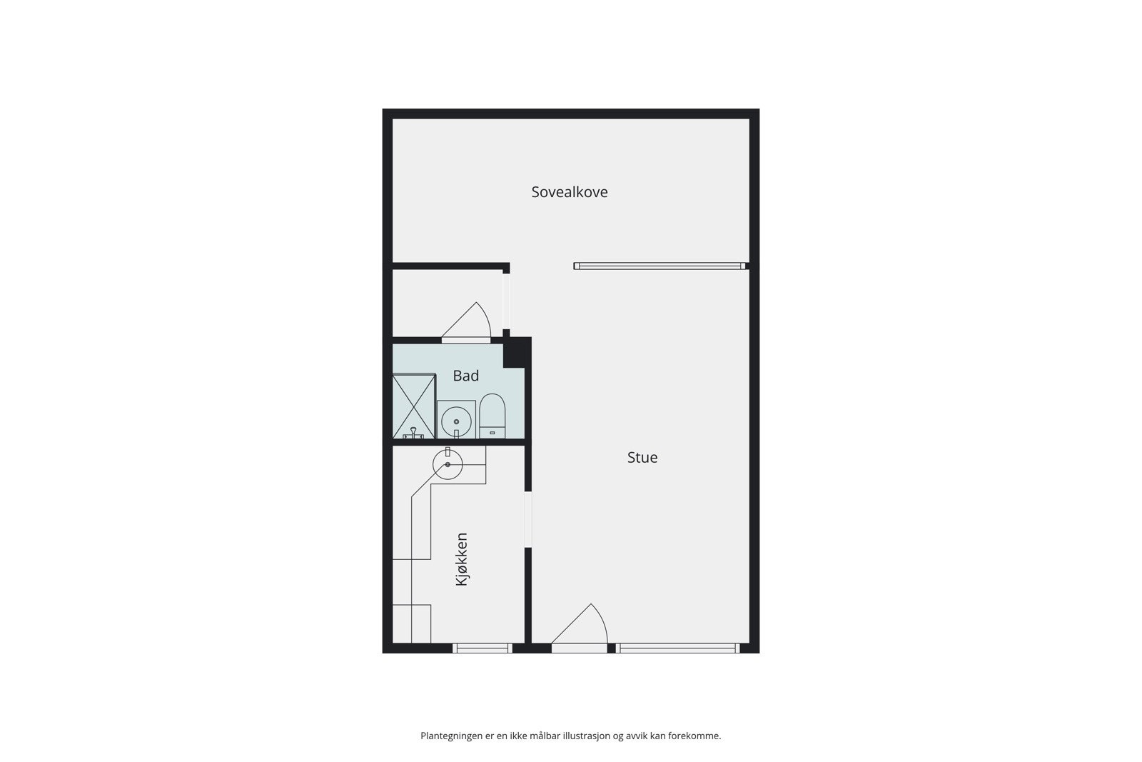 Plantegning Galleribilde