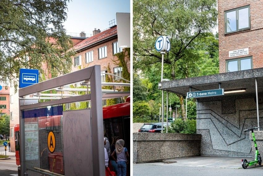 Carl Berner er et knutepunkt for kollektiv transport Galleribilde