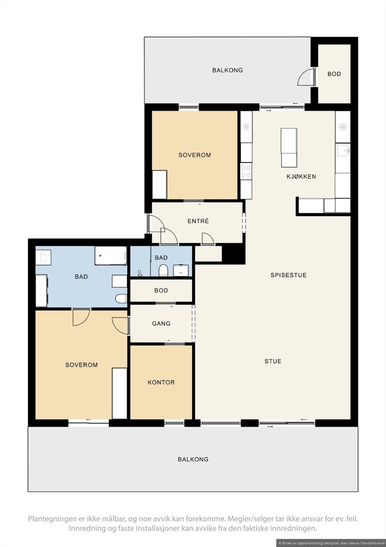 Veiledende plantegning Galleribilde