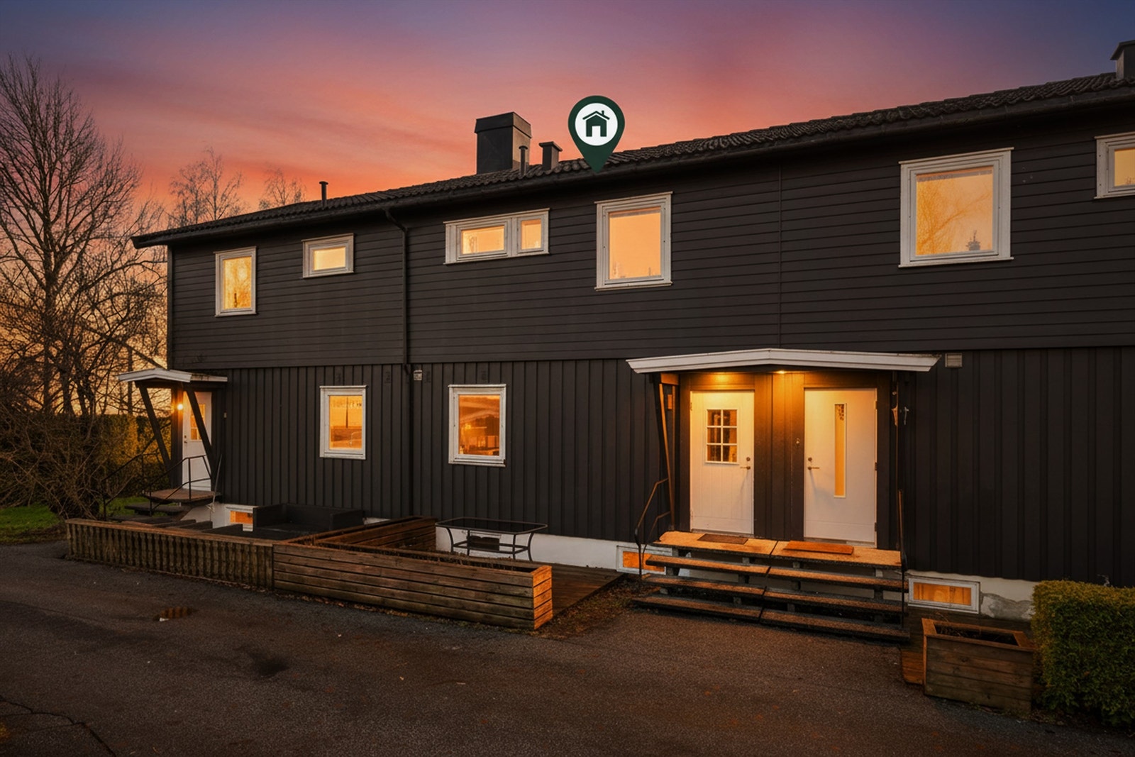 Kveldsbilde Galleribilde