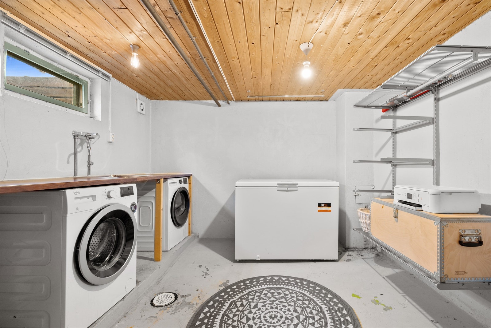 Vaskerom i kjeller Galleribilde