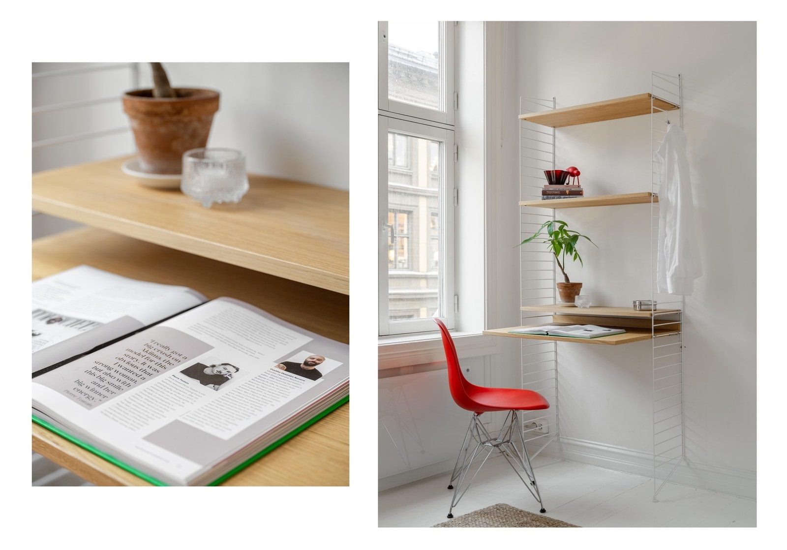 På rommet er det rikelig med plass til både dobbeltseng og hjemmekontor. Galleribilde