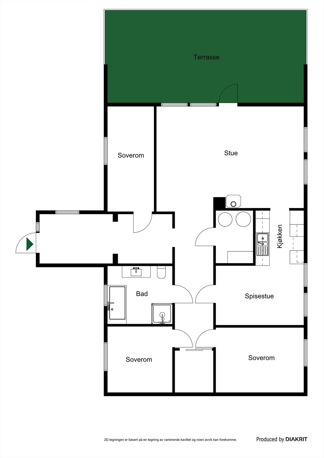 Plantegning Galleribilde