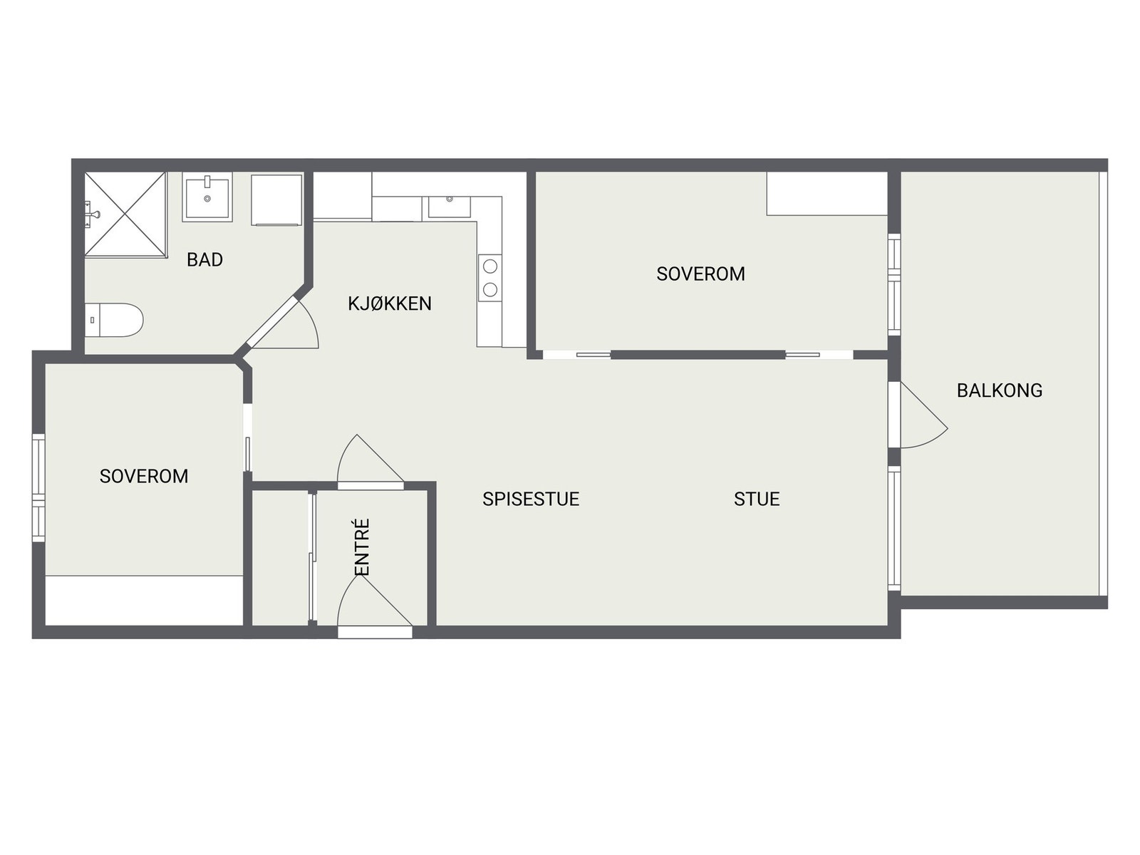 Plantegning Galleribilde