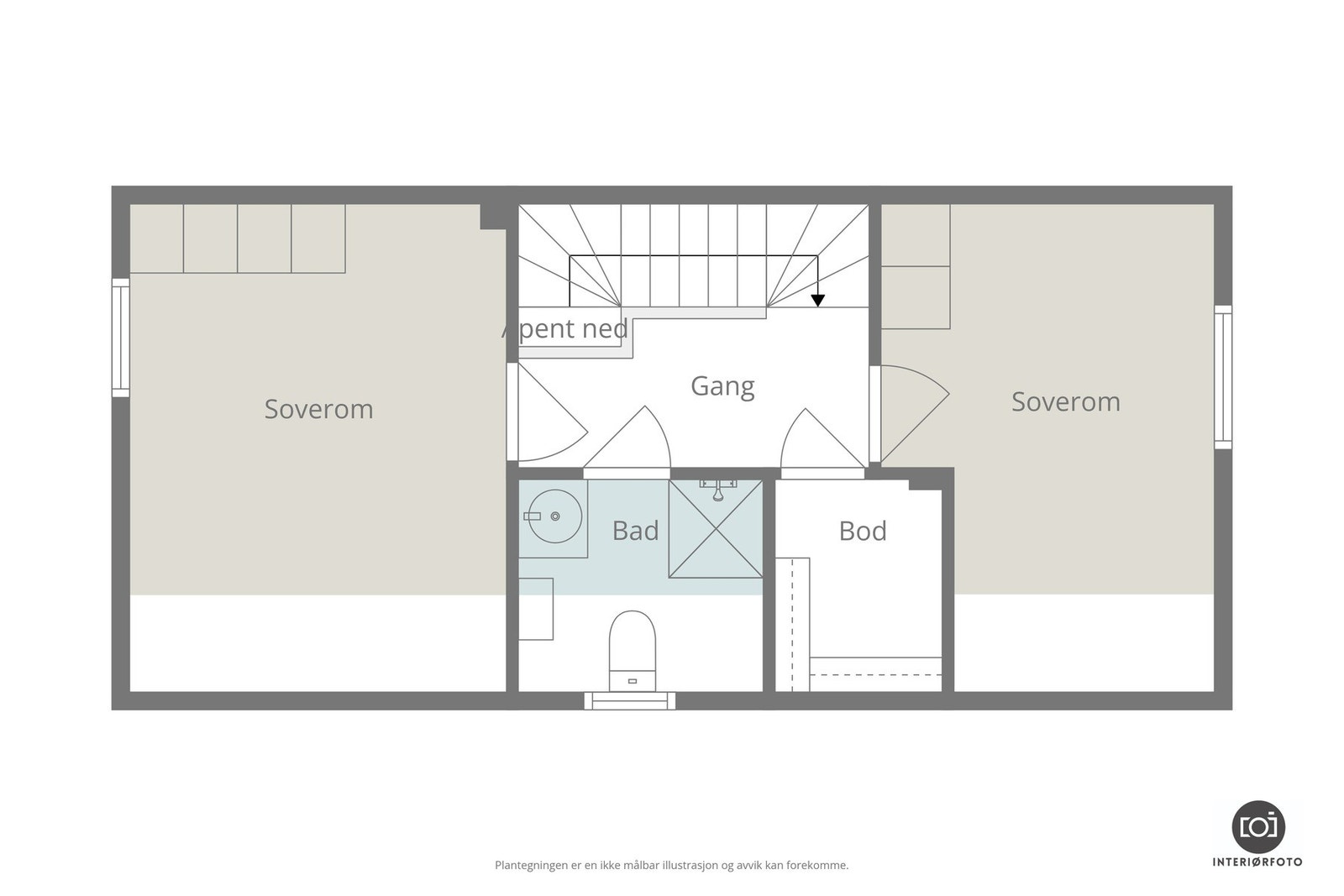 Plantegning 2.etg Galleribilde