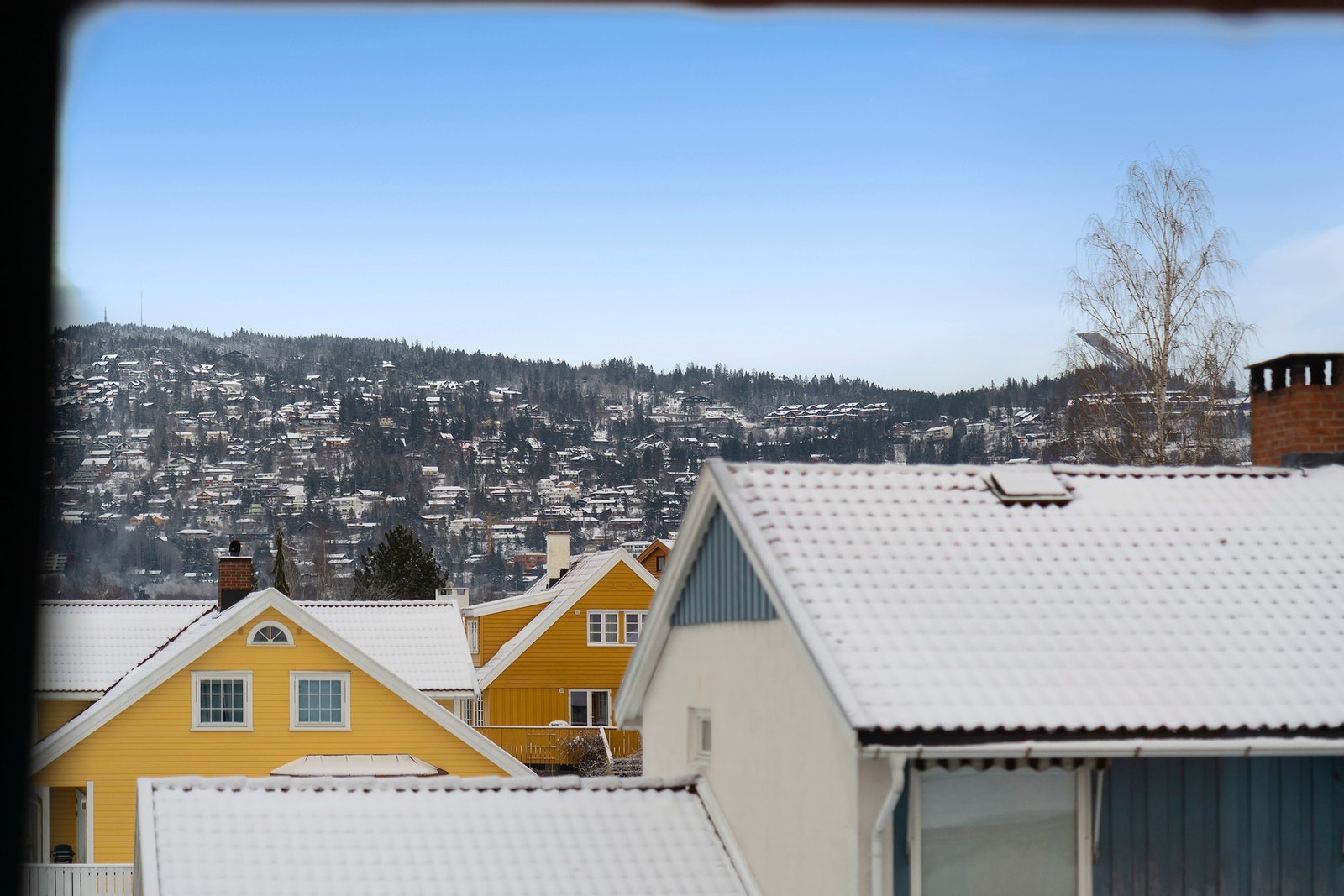 Utsikt mot Holmenkollen. Galleribilde