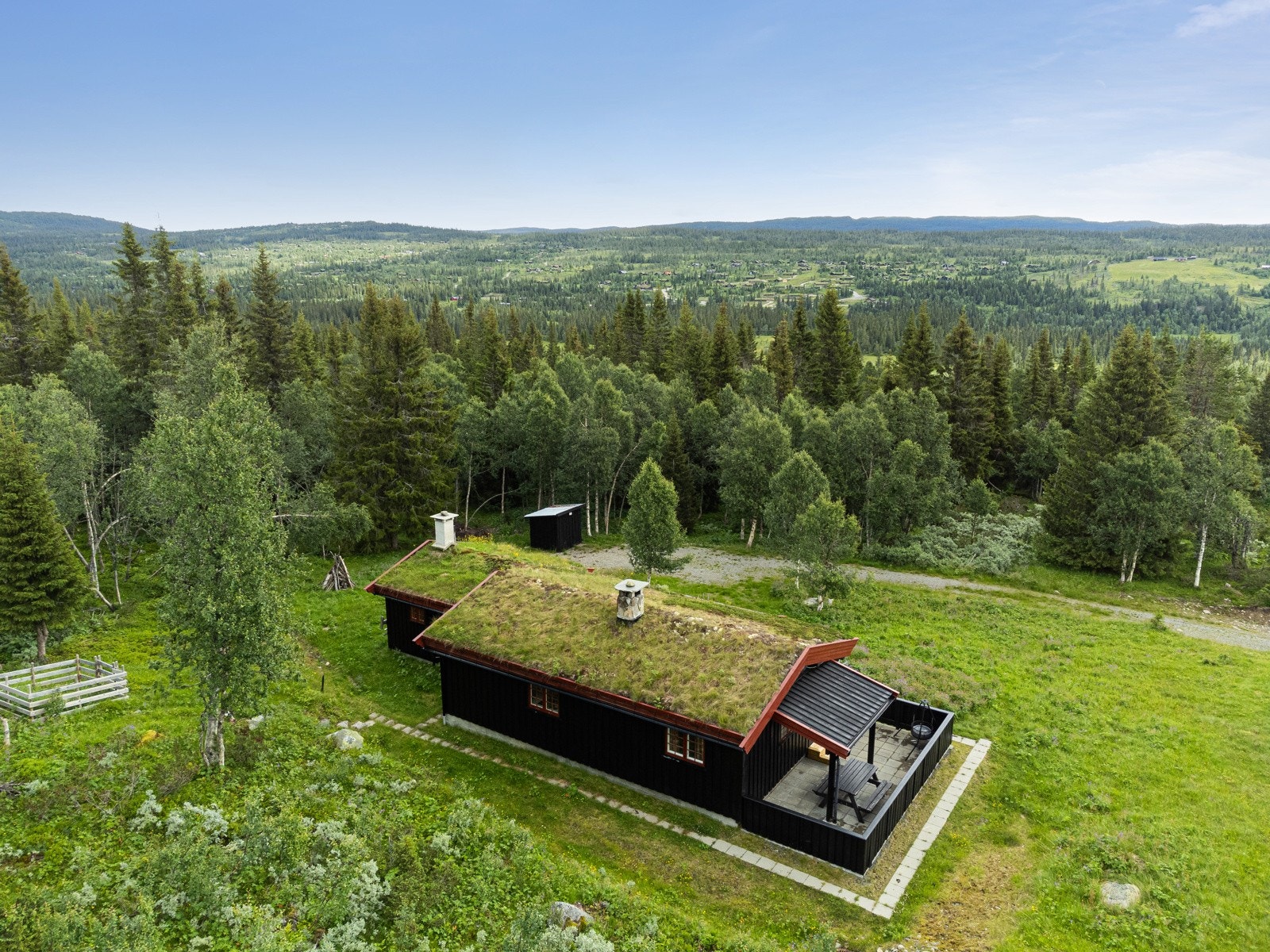 Her finner du en koselig hytte med flott beliggenhet i Synnfjellet, Åssetra hyttefelt Galleribilde