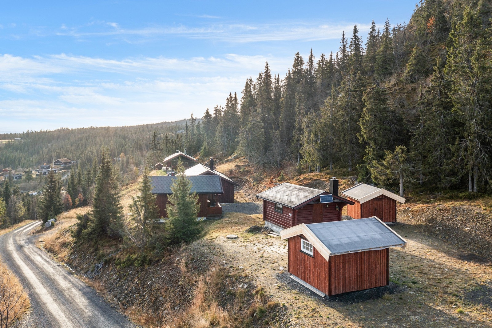 Fin utsikt mot Tonsåsen, Damtjern og over mot Danebu Galleribilde