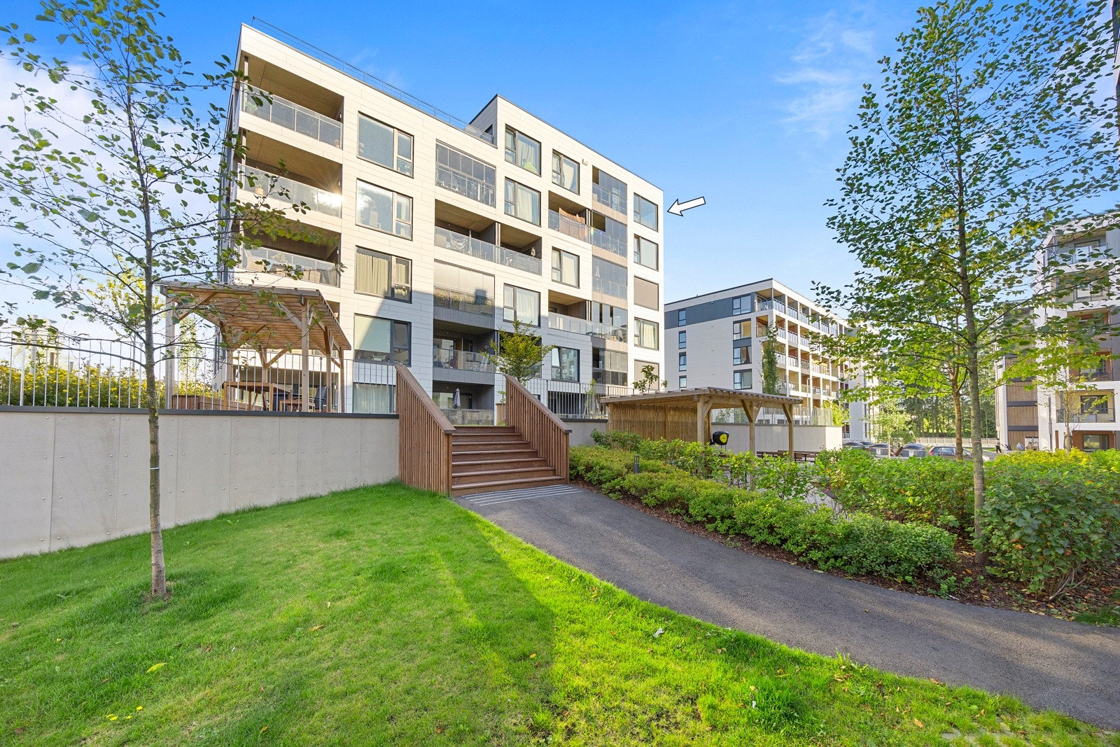 Vestbyen Jessheim - den nye inngangsporten til byen, utvikles som en moderne og attraktiv bydel med en spennende blanding av ulike leilighetstyper. Galleribilde