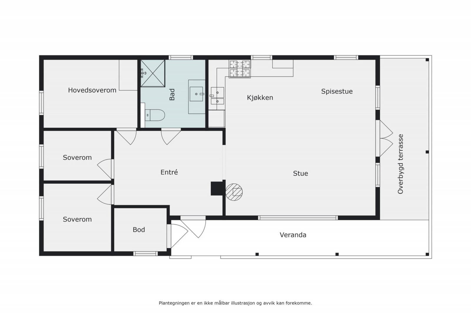 plantegning Galleribilde