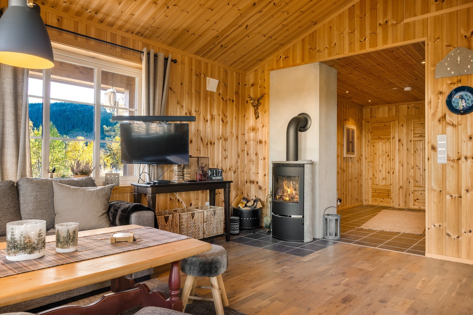 Peisovnen gir kos og ekstra varme i den kalde årstida. Galleribilde