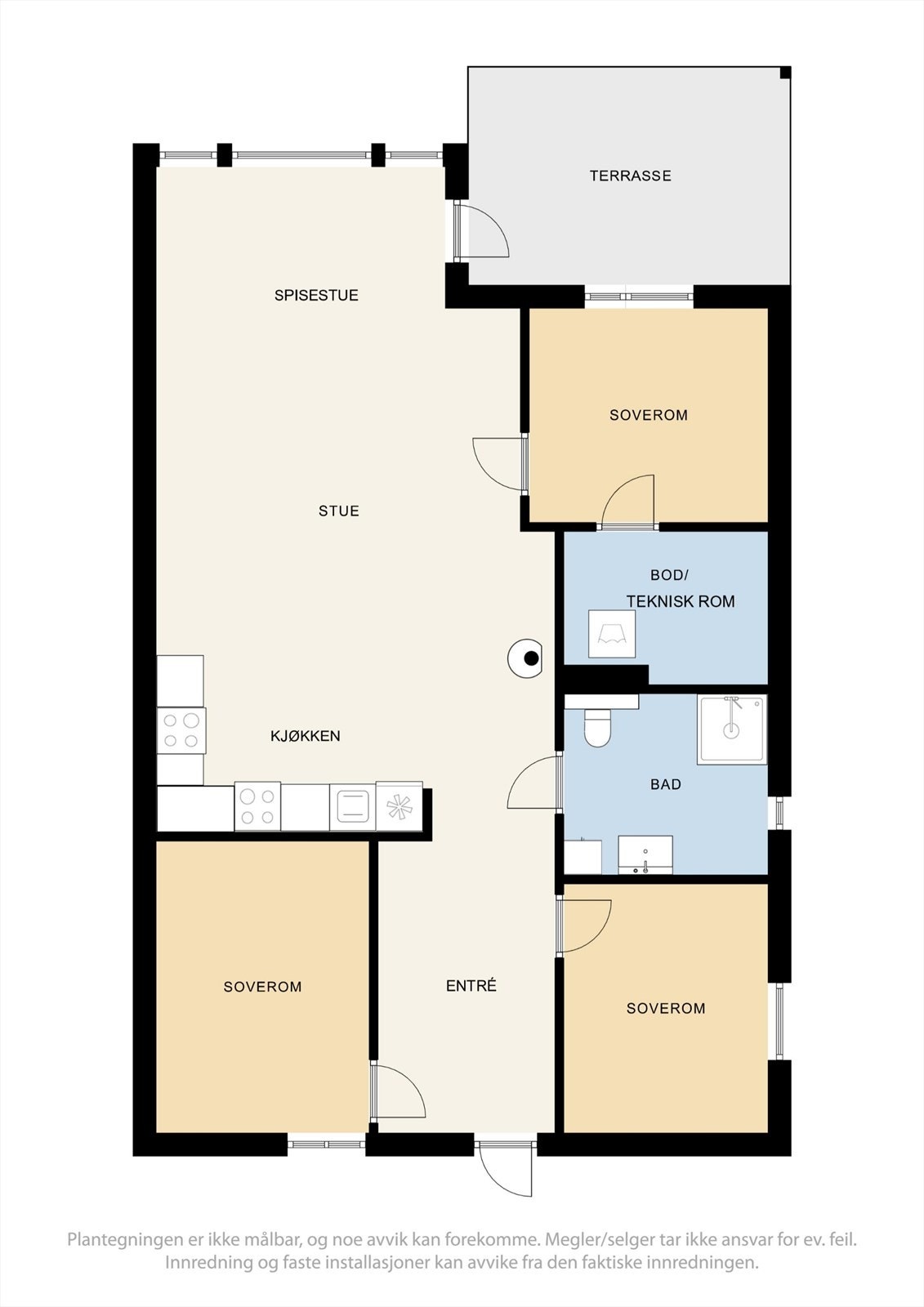 Plantegning Galleribilde