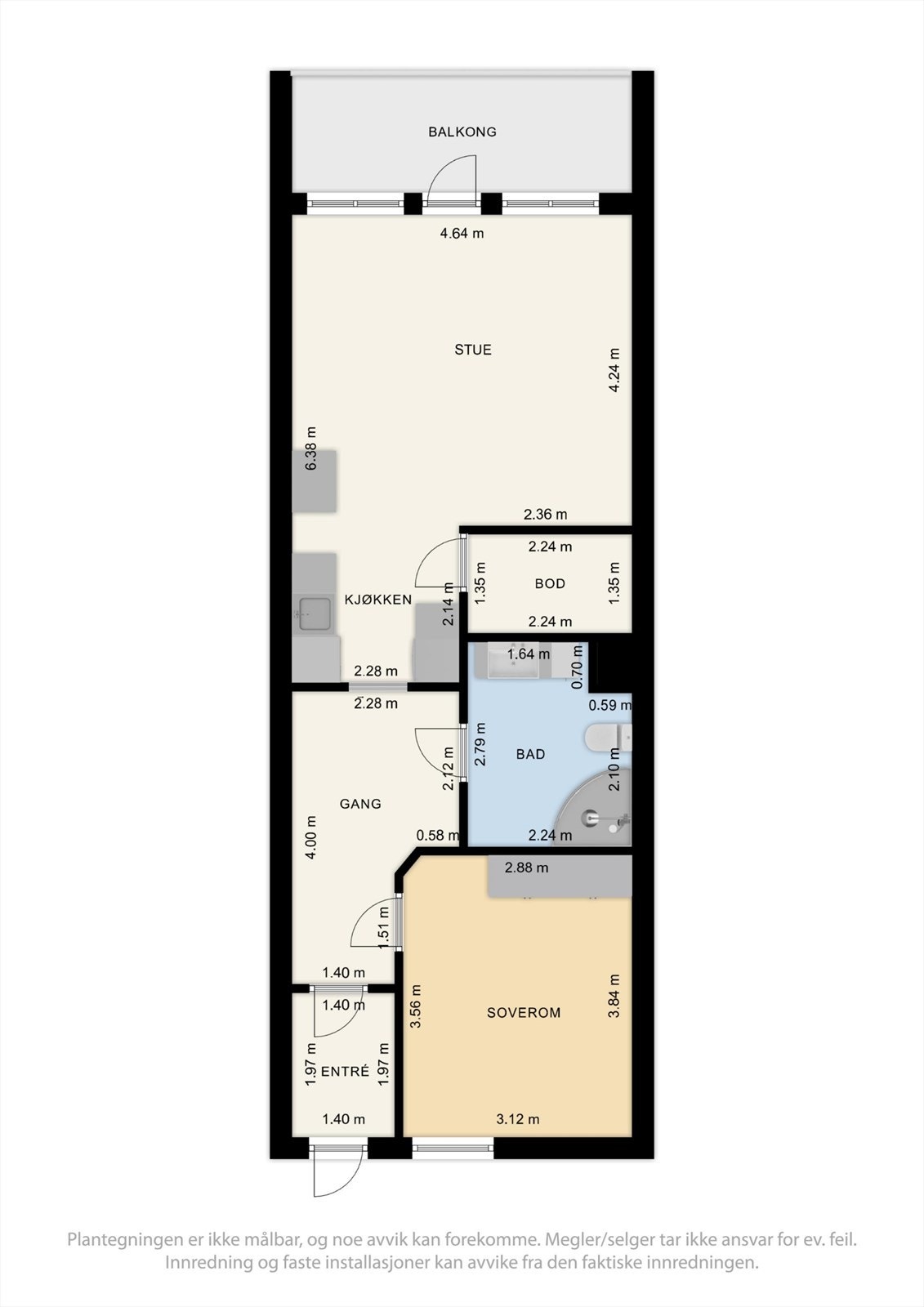 Plantegning 2. etasje. Galleribilde