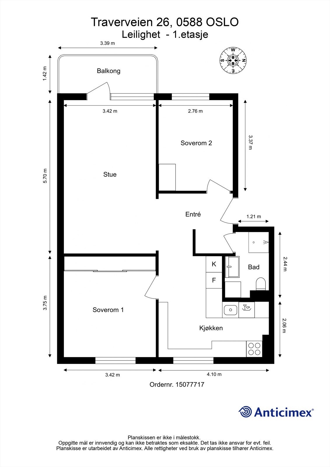 Plantegning Galleribilde
