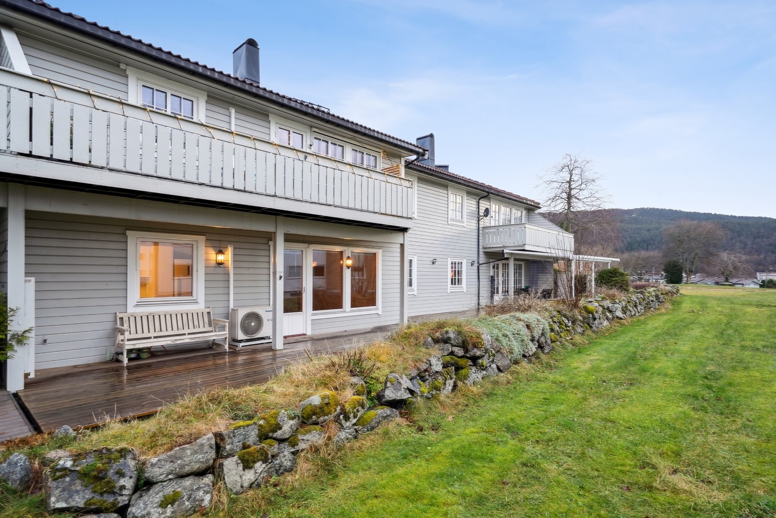 Terrassen har et areal på ca. 27 kvm. Galleribilde