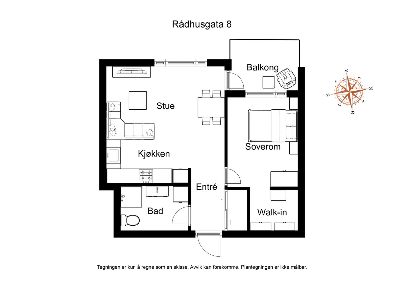 Plantegning 3. etasje Galleribilde